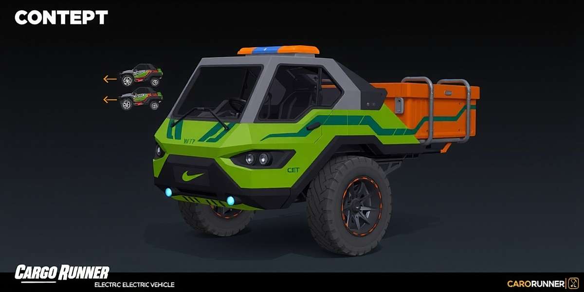Concept art for Cargo Runner's upcoming electric vehicle expansion